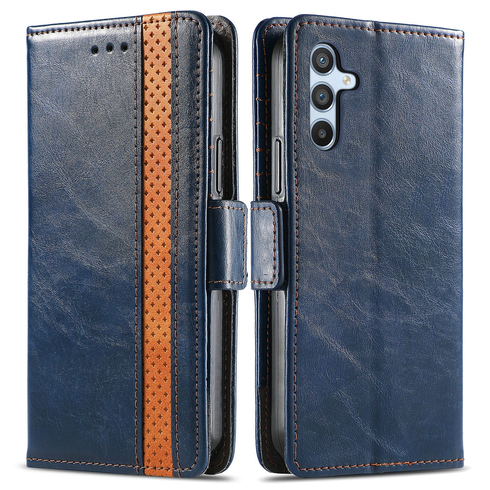 CASENEO 002 Series for Samsung Galaxy A14 5G A14 4G Phone Case PU Leather RFID Blocking Wallet Stand Business Splicing Cover CASENEO 002 Series for Samsung Galaxy A14 5G A14 4G Phone Case PU Leather RFID Blocking Wallet Stand Business Splicing Cover